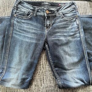 Silver Blue Denim boot cut Jeans